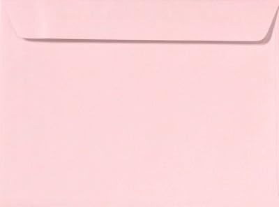 LUXPaper 9 x 12 Booklet Envelopes | Candy Pink | 80lb. Text | 250 Qty by LUXPaper
