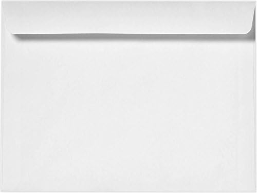 LUXPaper 9 x 12 Booklet Envelopes | Bright White | 28lb. Text | 500 Qty by LUXPaper