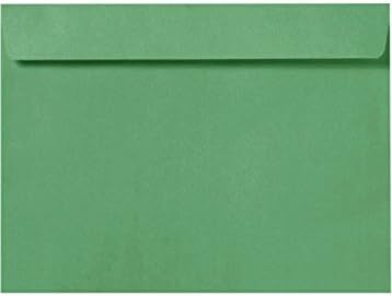 LUXPaper 9 x 12 Booklet Envelopes | Holiday Green | 80lb. Text | 1, 000 Qty by LUXPaper