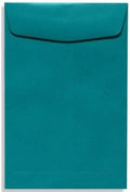 LUXPaper 9 x 12 Open End Envelopes | Peel & Press | Teal | 80lb. Text | 250 Qty by LUXPaper