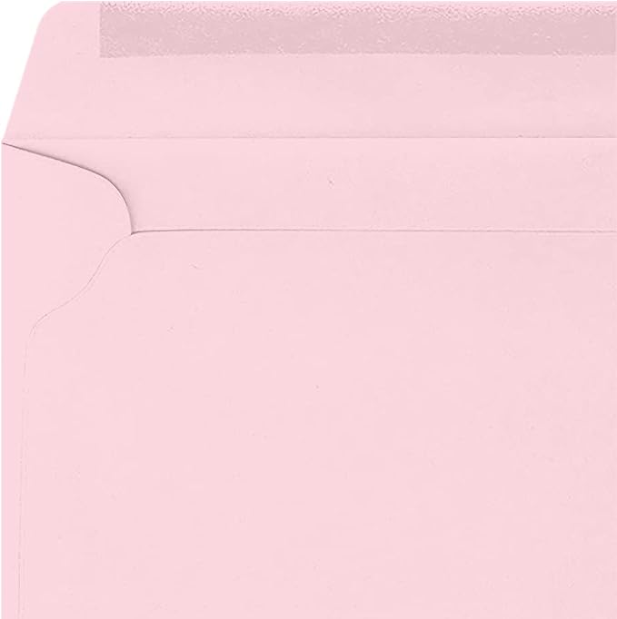 LUXPaper 9 x 12 Booklet Envelopes | Candy Pink | 80lb. Text | 500 Qty - Image 3