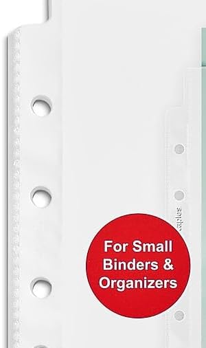Staples 5-1/2" x 8-1/2" Sheet Protectors – Clear Page Protectors - Image 5