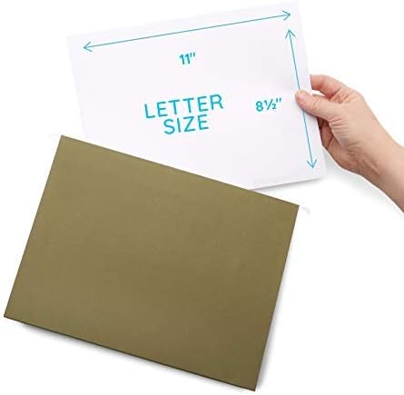 Blue Summit Supplies Hanging File Folders Extra Capacity 1 inch, Hanging File - Image 2
