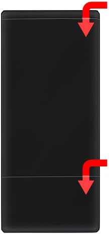 StoreSMART - Black Plastic Policy/Lotto Ticket Holders - 100 Pack - INS30-BK-100 - Image 3