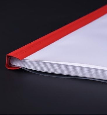 Plastic File Folder 10mm Sliding Bar Report Covers, 40 Sheet Capacity, by Unknown