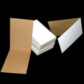 25 Cardboard Sleeves Folded Flat Vending 3" x 4.5" Sports Card Folders Mail by Unknown