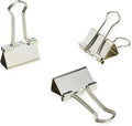 HAHIYO Binder Clips Paper Clamps Spring Steel Sturdy Medium 1.26 inches Width by HAHIYO