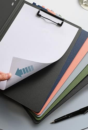 2 Pcs Folding Clipboard, Waterproof File Folder Clipboards, A4 Clip File or A3 - Image 6