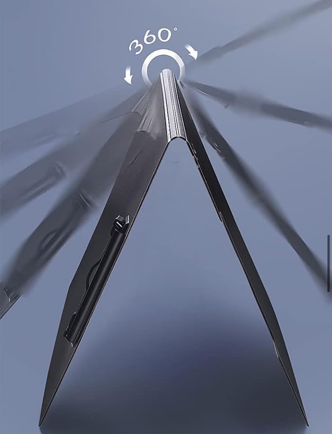 Grey Clipboard Folder, A4 Clipboard Horizontal and Vertical Metal Clips | 2 - Image 6