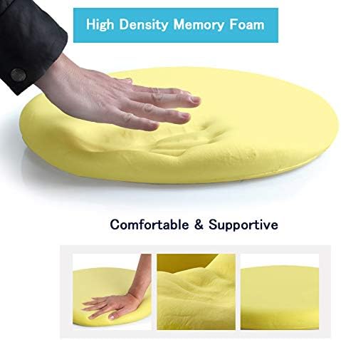 Sigmat Memory Foam Seat Cushion Anti-Slip Soft Round Stool Cushion Chair Pad 20 - Image 2