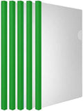 Sliding Bar Clear Report Covers, 40 Sheet Capacity, Transparent Resume by Unknown