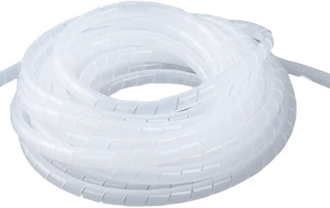 Spiral Cable Wrap -20 Ft 1/2" Cable Management Sleeve Organizer by Tsurpcao