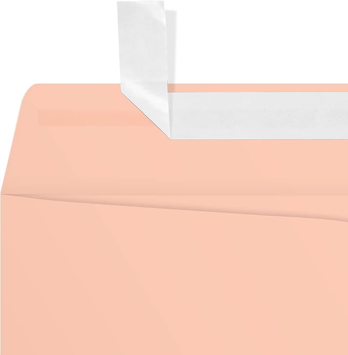 LUXPaper 9 x 12 Open End Envelopes | Peel & Press | Blush Pink | 80lb. Text | 1 - Image 4