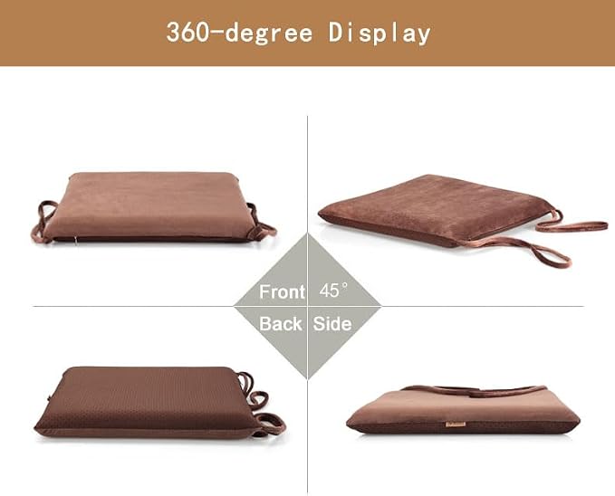 Augld Square Chair Seat Cushion Memory Foam Chair Cushion - Image 6