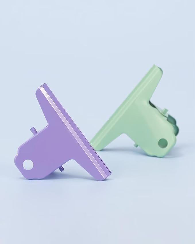 2PCS Extra Large Binder Clips Metal Bulldog Clips Large Paper Clamps Holder - Image 5