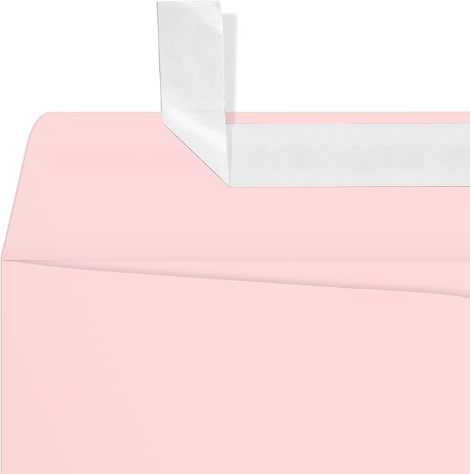 LUXPaper 9 x 12 Open End Envelopes | Peel & Press | Candy Pink | 80lb. Text | - Image 4