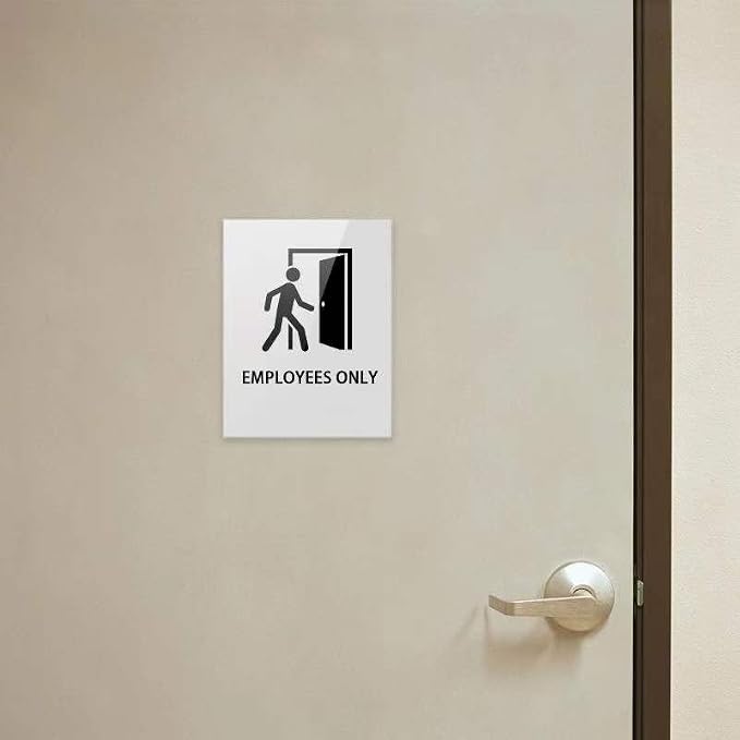 Acrylic Sign Holder 11 x 14 Wall Mount, Wall Mount Sign Holders, Plastic Wall - Image 5