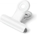 Coideal White Bulldog Paper Clips, 20 Pack 2 Inch Large Metal Binder Clips by Coideal
