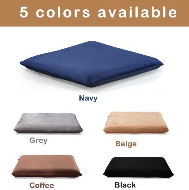 Augld Square Chair Seat Cushion Memory Foam Chair Cushion - Image 7