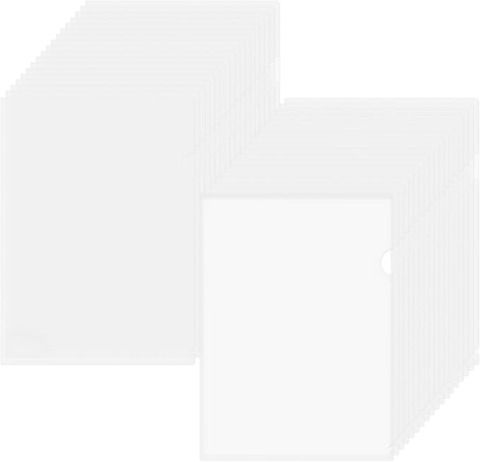 ViVin 36-Pack Sturdy Clear Folders by ViVin
