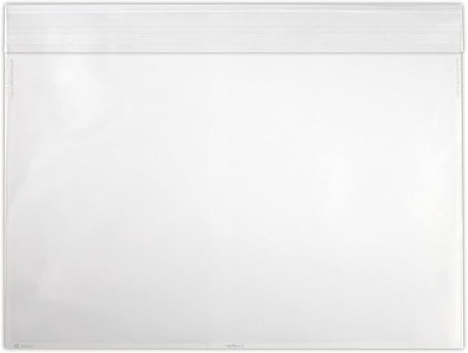 LUXPaper 9 x 12 Booklet Envelopes | Peel & Press | Crystal Clear | 3.5 Mil | - Image 2