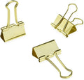 HAHIYO Binder Clips Paper Clamps Spring Steel Sturdy Medium 1.26 inches Width by HAHIYO