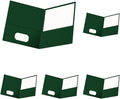 Oxford Twin-Pocket Folders, Textured Paper, Letter Size, Hunter Green, Holds by Oxford