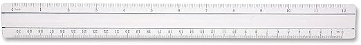 Westcott 15571 Clear Data Processing Magnifying Ruler, 12 Inch - Image 2