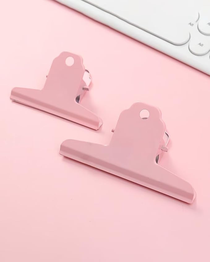 2PCS Extra Large Binder Clips Metal Bulldog Clips Large Paper Clamps Holder - Image 6