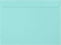 LUXPaper 9 x 12 Booklet Envelopes | Seafoam Blue | 80lb. Text | 50 Qty by LUXPaper
