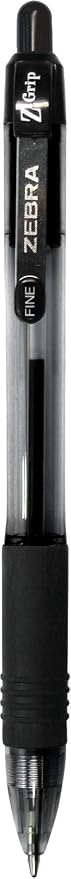 Zebra Pen Z-Grip Retractable Ballpoint Pen, Smooth-Flowing Ink, Fine Point - Image 4