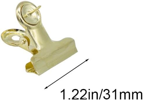 20pcs Metal Push Pins Clips 31mm - Image 2