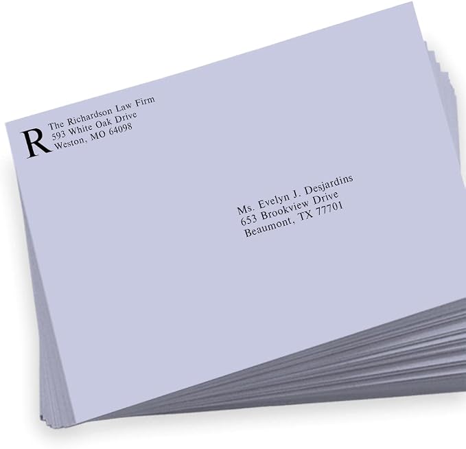 LUXPaper 9 x 12 Booklet Envelopes | Lilac Purple | 80lb. Text | 250 Qty - Image 5