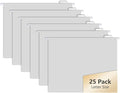 25pcs MagDurnus Grey Hanging File Folders, Pastel Color Design, Letter Size by MagDurnus