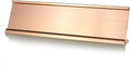 2" x 10" Aluminum Office Desk Nameplate Sign Holder 1 Pack by All+Quality
