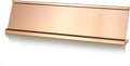 2" x 8" Aluminum Office Desk Nameplate Sign Holder 10 Pack by All+Quality