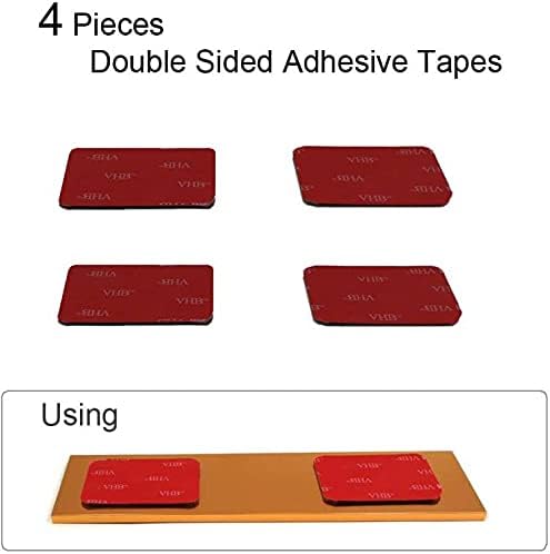 2" x 8" Nameplate Holder Wall or Door 2 Pack Gold - Image 3