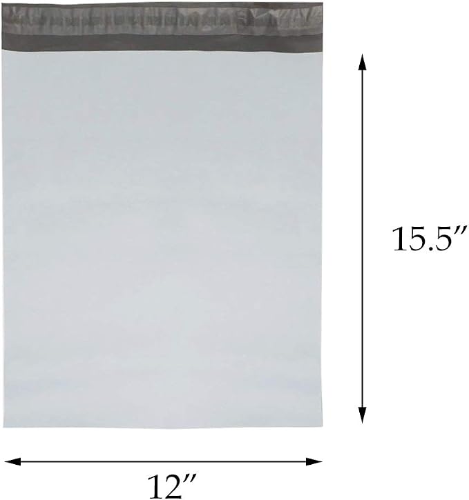 Poly Mailers 12"x15.5" Envelopes Shipping Bags Self Sealing, 200 Bags - Image 2