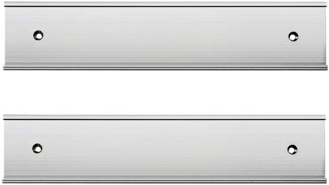 Nameplate Holder Wall or Door 2 Pack 2" x 8" by Icomecn