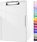 Piasoenc Clipboard with Storage, 8.5 x 11 Clip Boards with 2 Storage, Folio & by Piasoenc