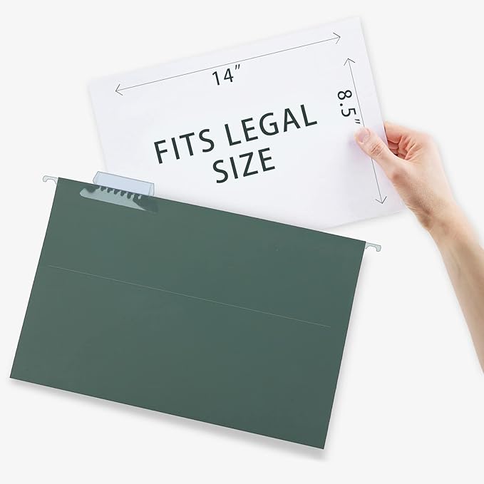 HERKKA Hanging File Folders, 30 Pack Reinforced Legal Size Hanging Folders - Image 3