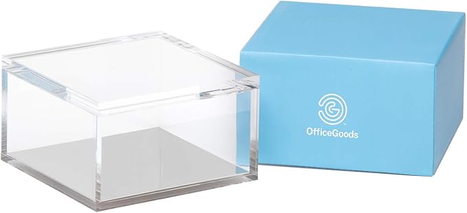 OfficeGoods Acrylic Desk Organizer w/Silver Base – Functional & Elegant Odds & - Image 9