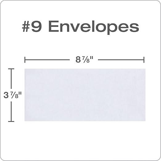 Columbian #9 Security Envelopes, 500 Pack, No Window Self Seal Envelopes - Image 2