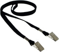 5 Pack - Double Ended Lanyards - Comfortable Premium Economy Neck Strap Ear by SpecialistID
