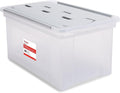 STAPLES Wing Lid File Totes, Letter Size by Staples
