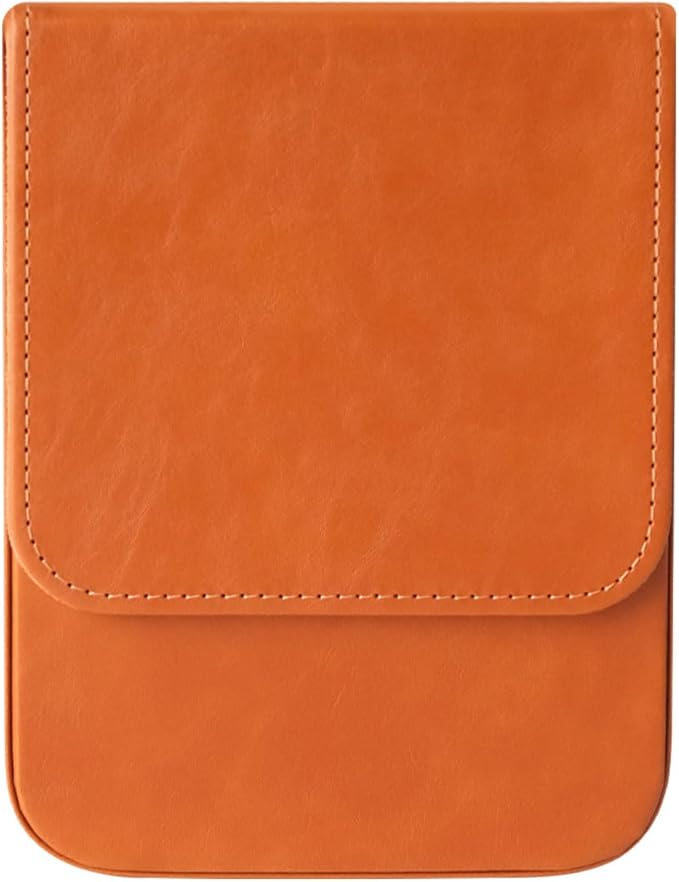 Leather 6 Fountain Pen/Pencil Tray Case, Magnetic Closure - Image 6