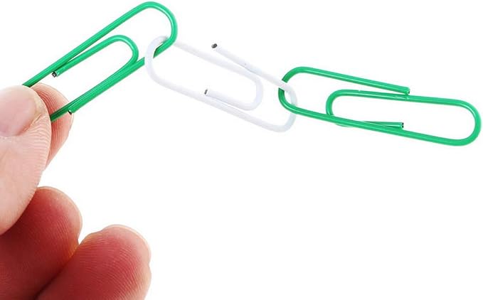 SUMAJU 500 PCS Colored Paper Clips, Medium 33 mm/1.3Inch Assorted Paperclips - Image 4