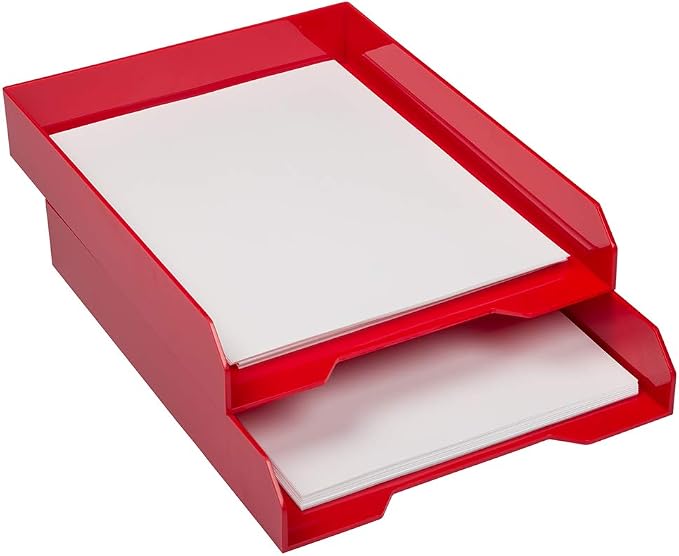 JAM PAPER Stackable Paper Trays - Image 3