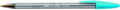 BIC Cristal Fun Ballpoint Pens, Wide Point, Box of 20, Turquoise Colour by BIC