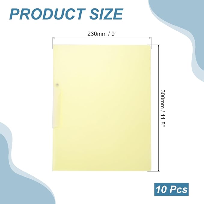 PATIKIL 10 Pack Clear Report Covers - Image 2